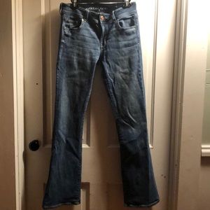 Size 10 American Eagle bootcut jeans. Barely worn